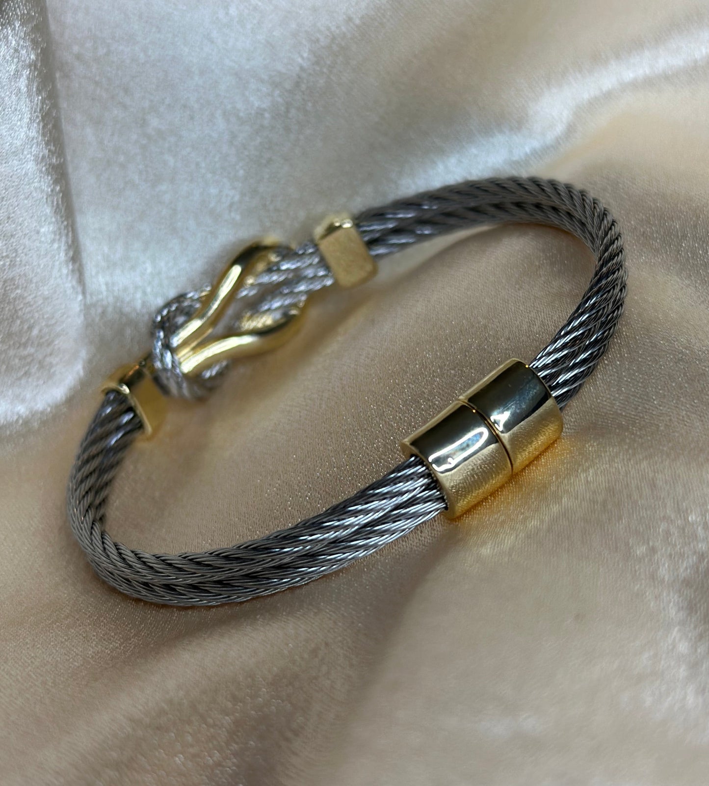 Bel Air two tone bracelet