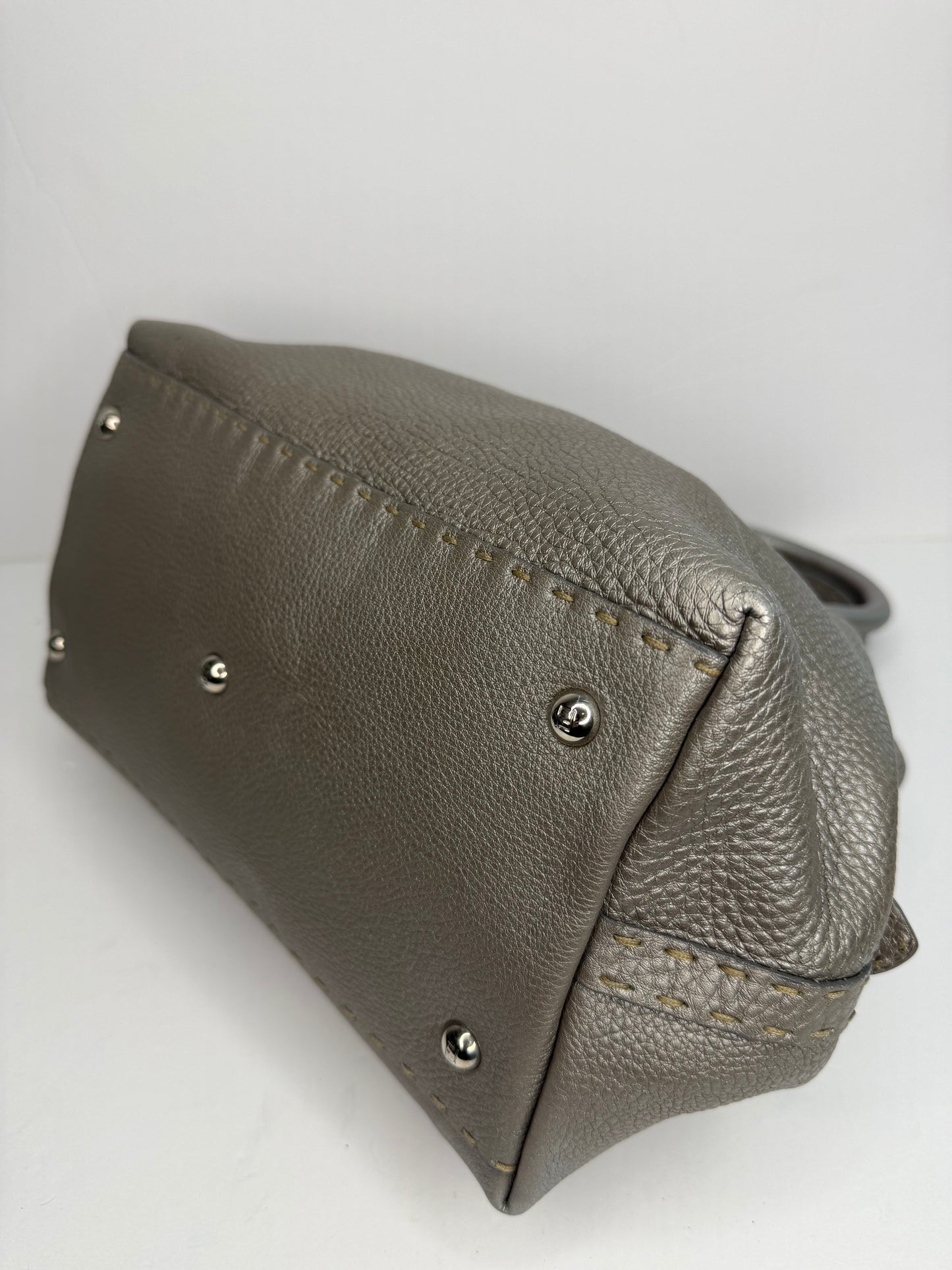 Pre-owned Fendi Selleria Top Handle Bag Vintage