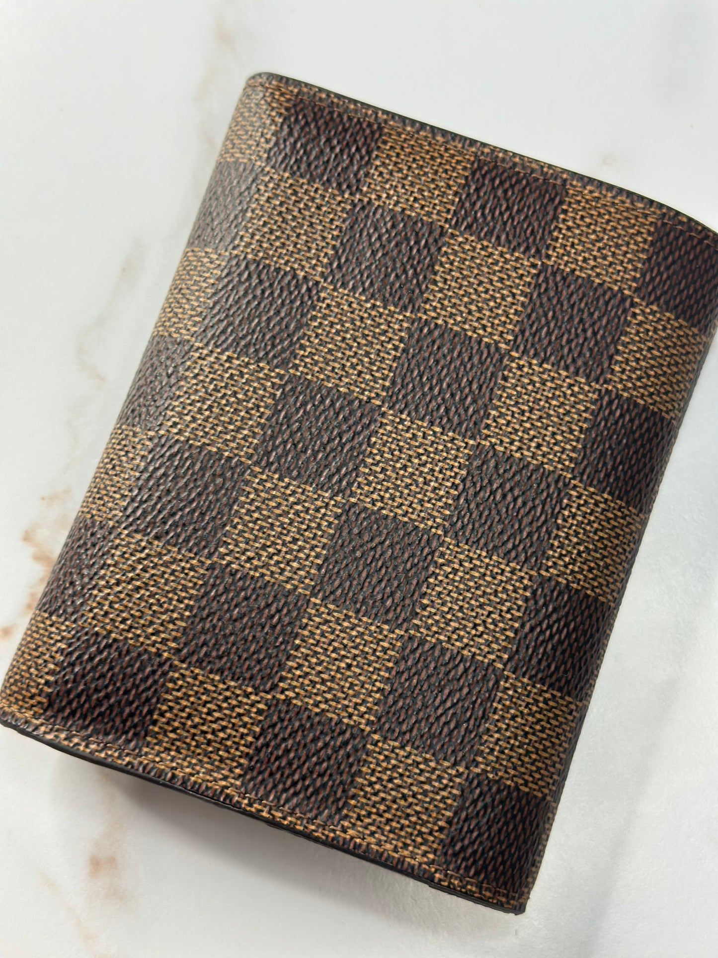 Pre-owned Louis Vuitton Damier Ebene canvas victorine wallet