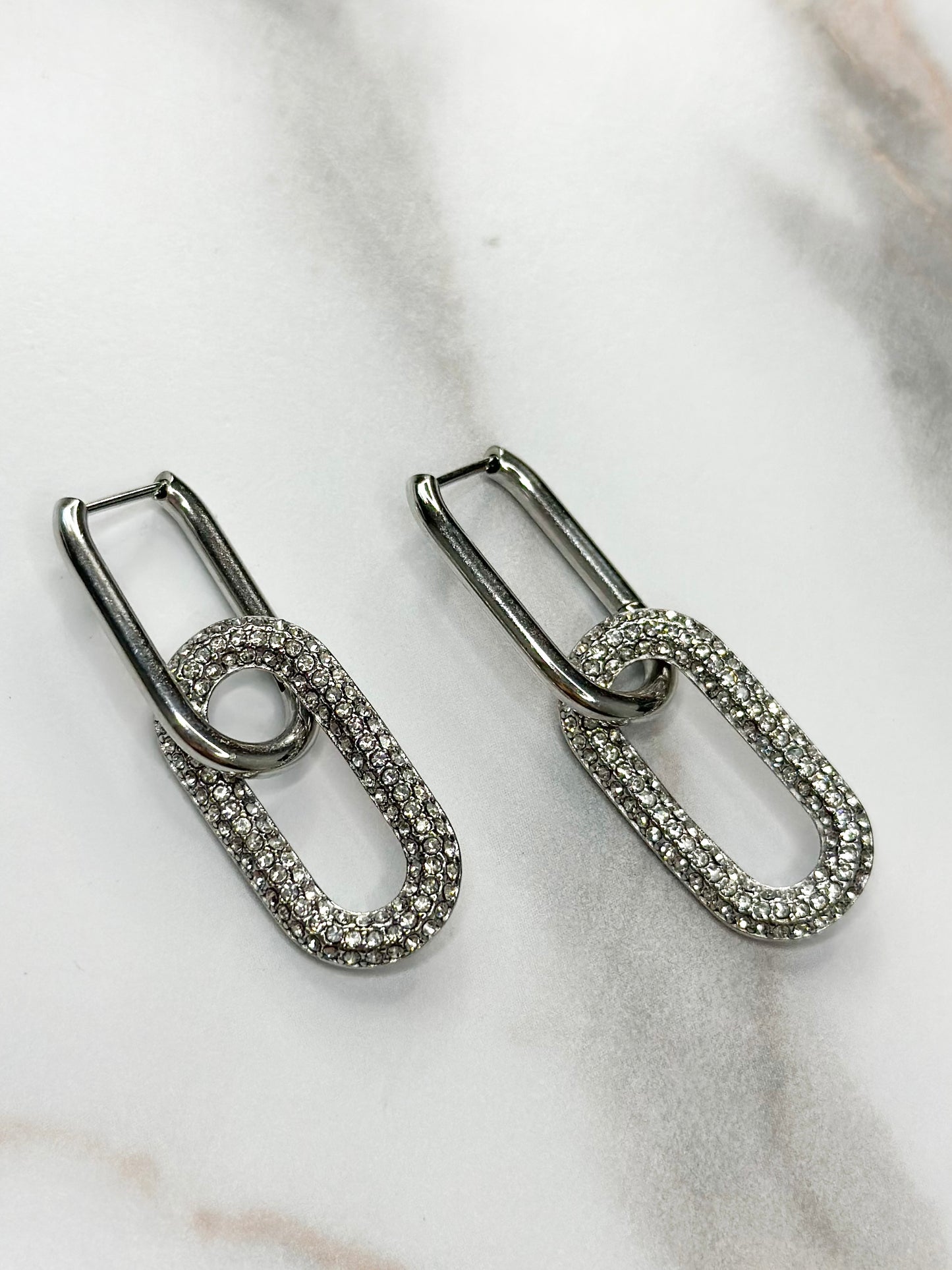 The New Yorker drop earrings SLV