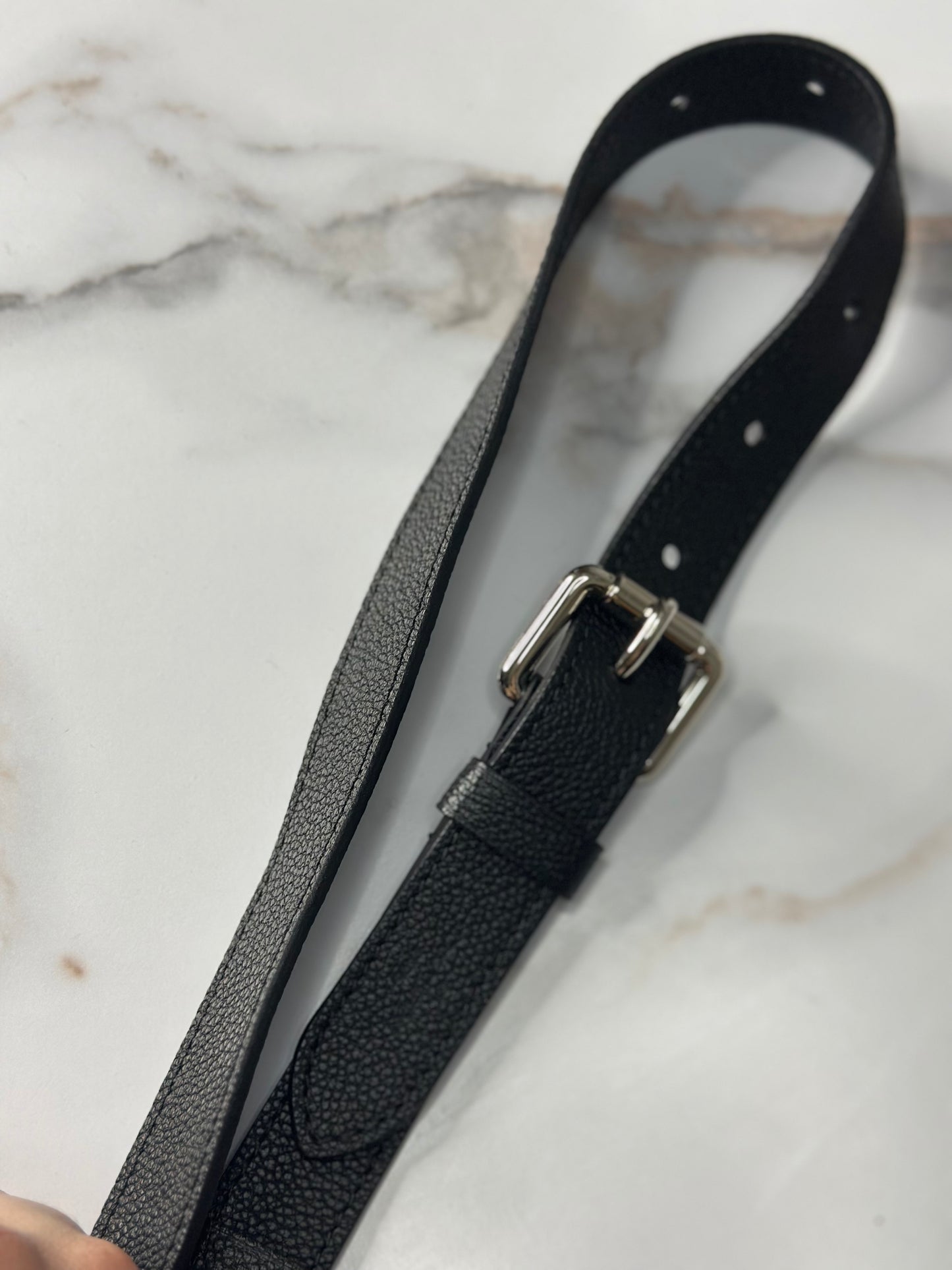Pre-owned Louis Vuitton Black Epi leather pochette marelle crossbody