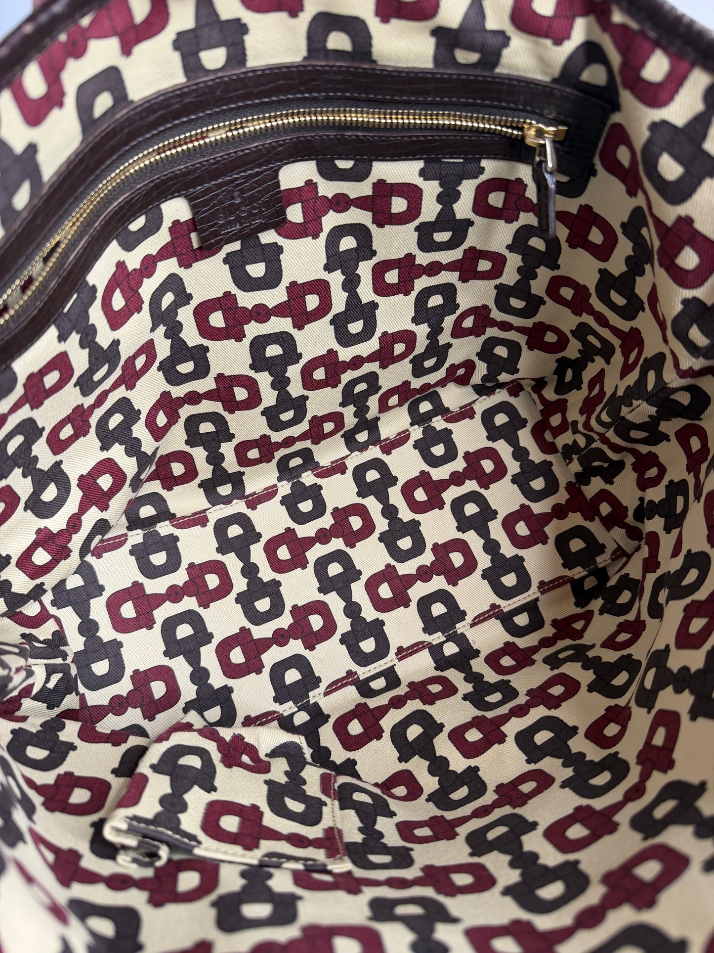 Pre-owned Gucci GG Canvas Jolicoeur Small Tote Bag