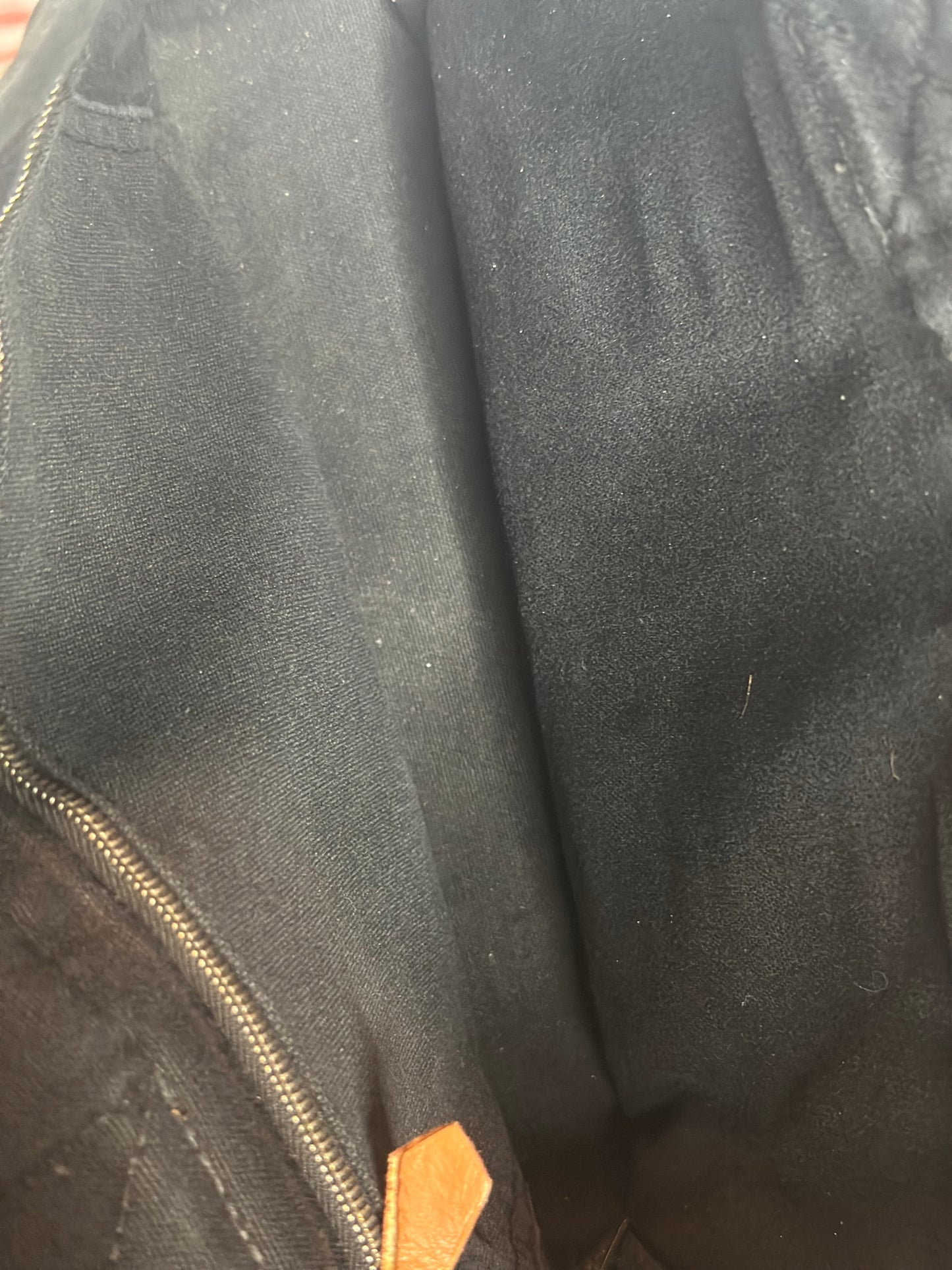 Pre-owned Hermes black canvas Toile Fourre-Tout PM