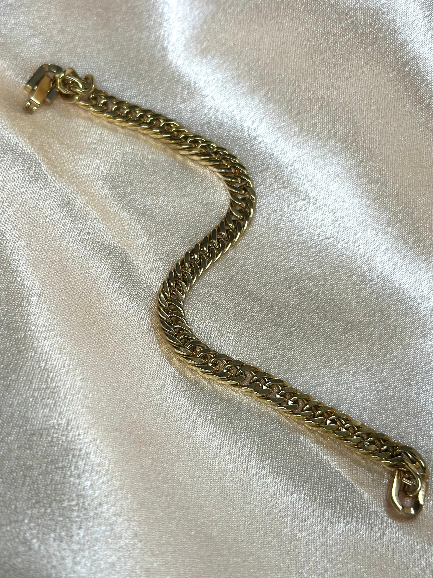 Calyx gold chain-link bracelet