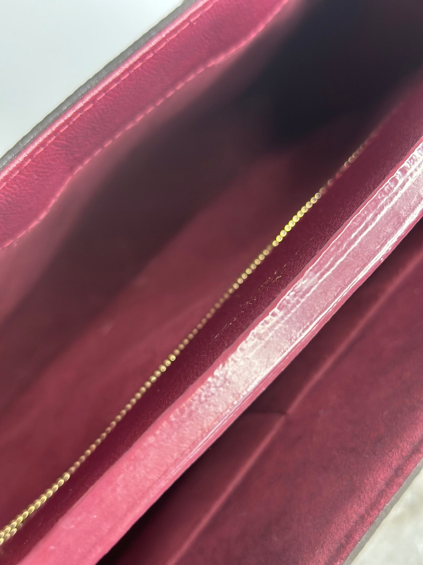 Pre-owned Louis Vuitton Florine Monogram Canvas Shoulder Bag Burgundy
