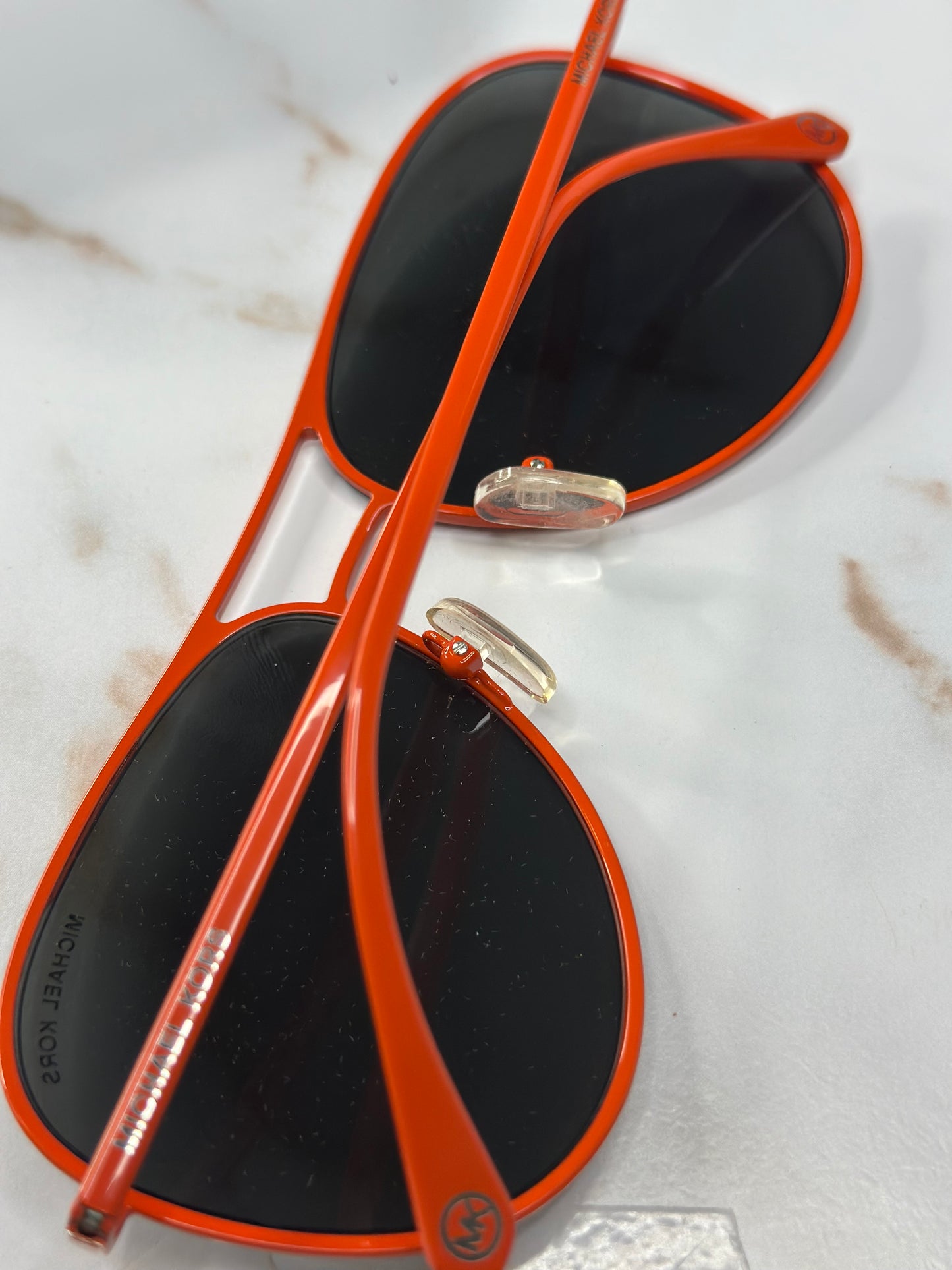 Pre-owned Michael Kors orange aviators