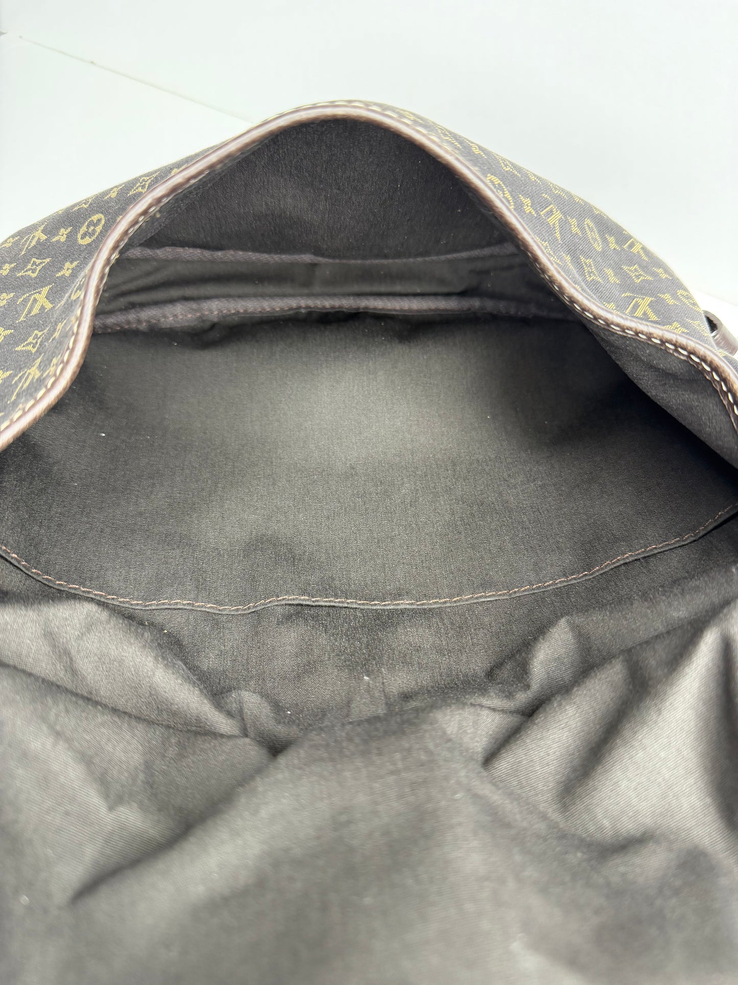 Pre-owned Louis Vuitton Monogram Mini Lin Saumur 30 crossbody