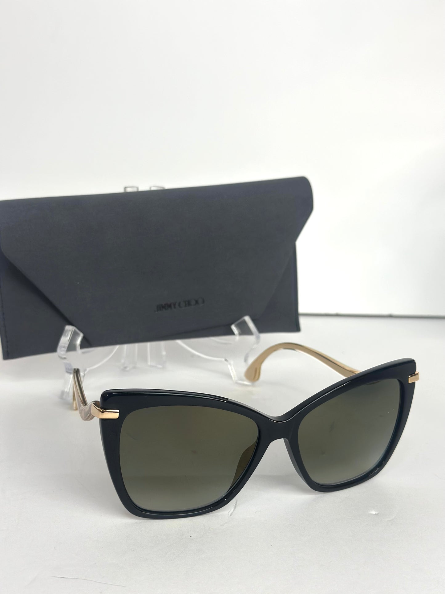 #16 Jimmy Choo Women's Selby 57mm Black Sunglasses