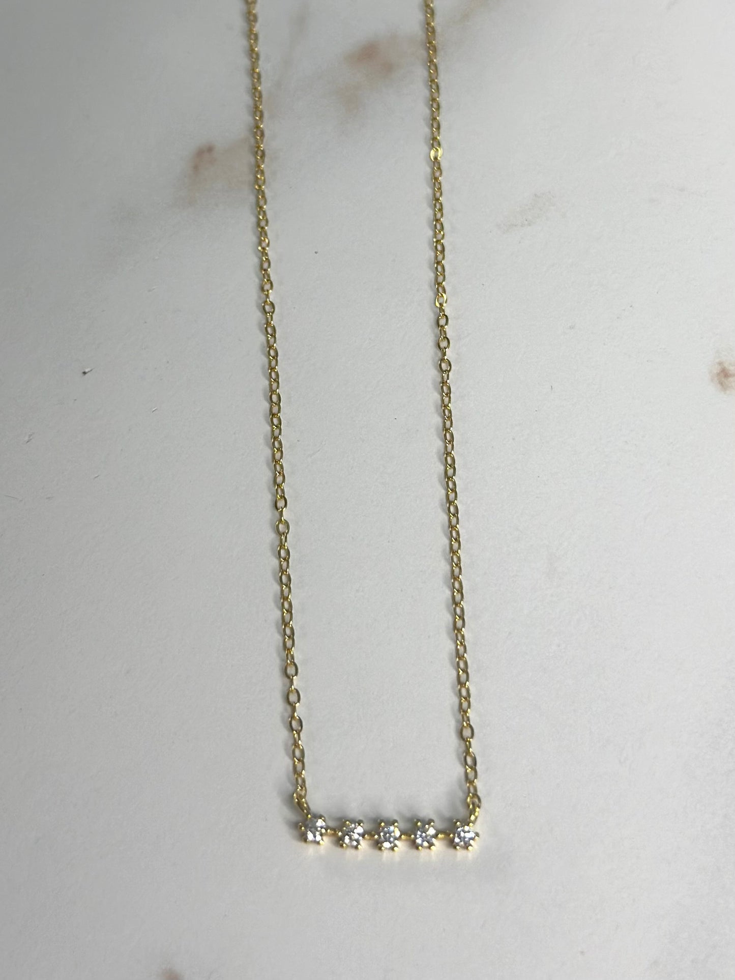 Summer nights bar necklace