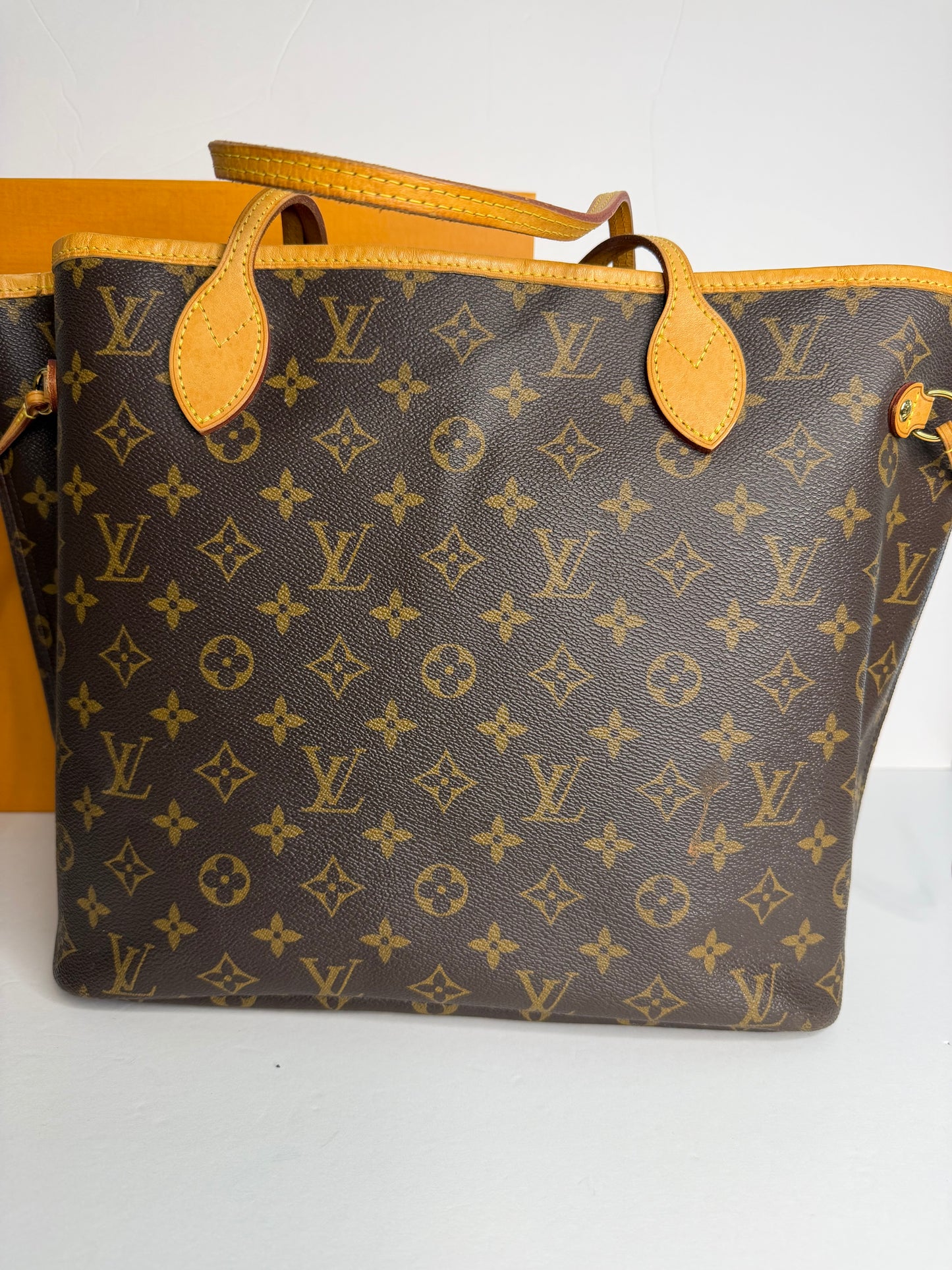 Pre-owned Louis Vuitton monogram canvas Neverfull MM shoulder tote