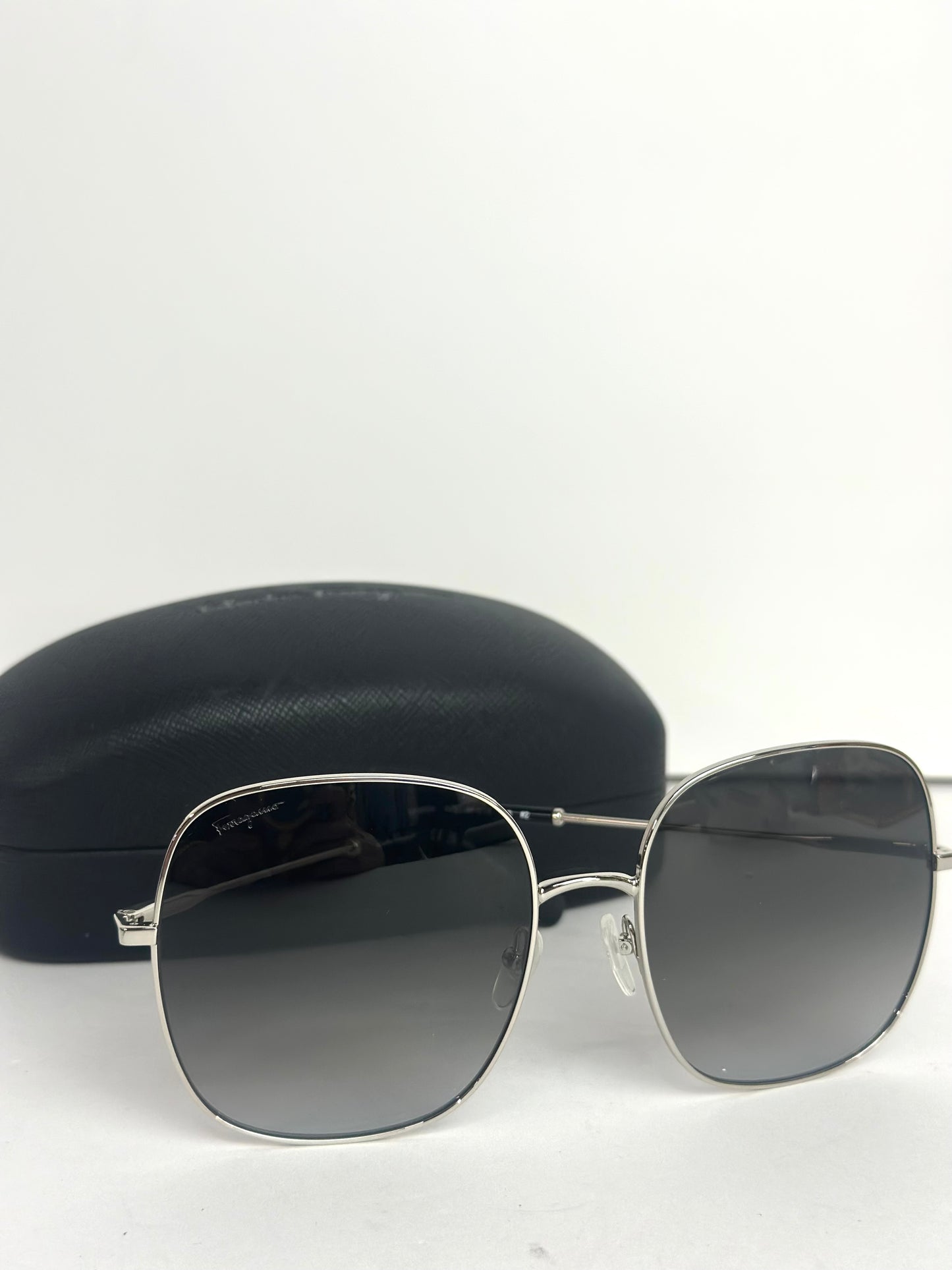#21 Ferragamo Women's Silver Sunglasses