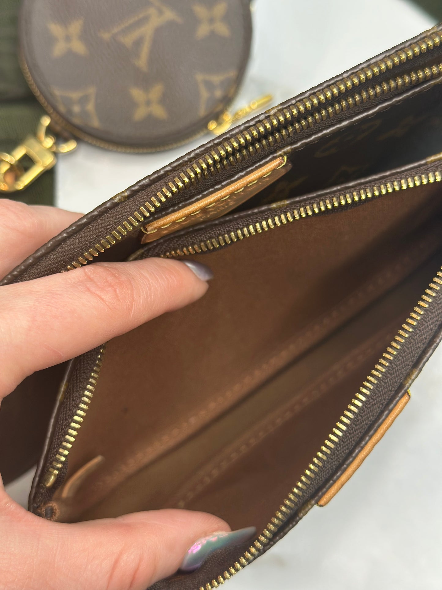 Pre-owned Louis Vuitton Monogram canvas multi pochette accessories crossbody