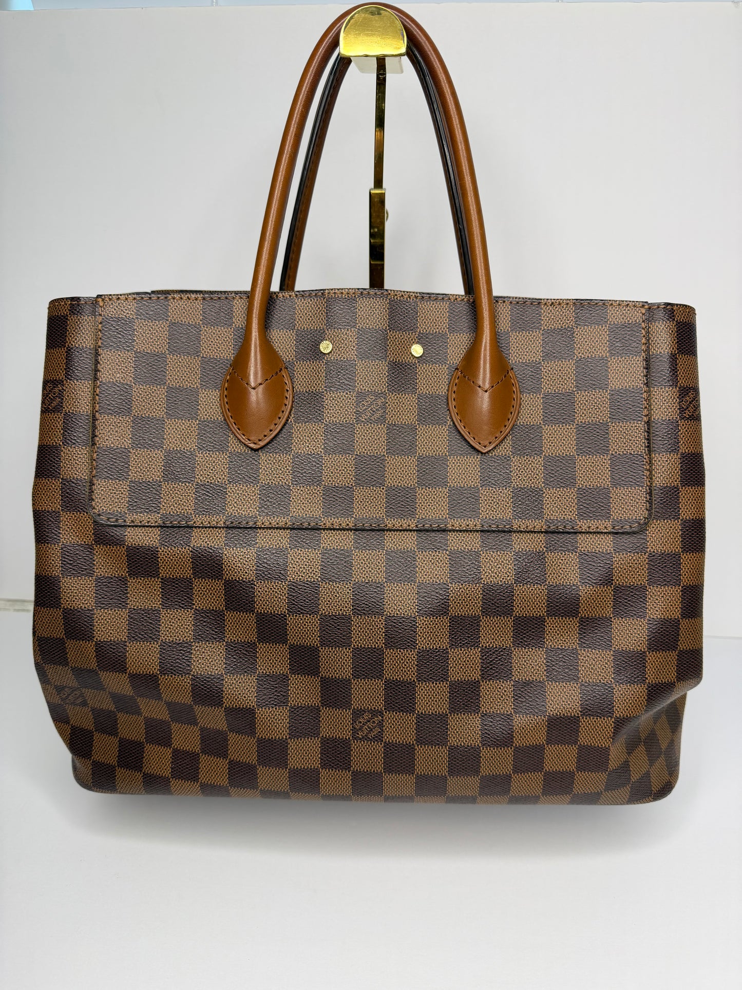 Pre-owned Louis Vuitton Damier Ebene Acsot tote