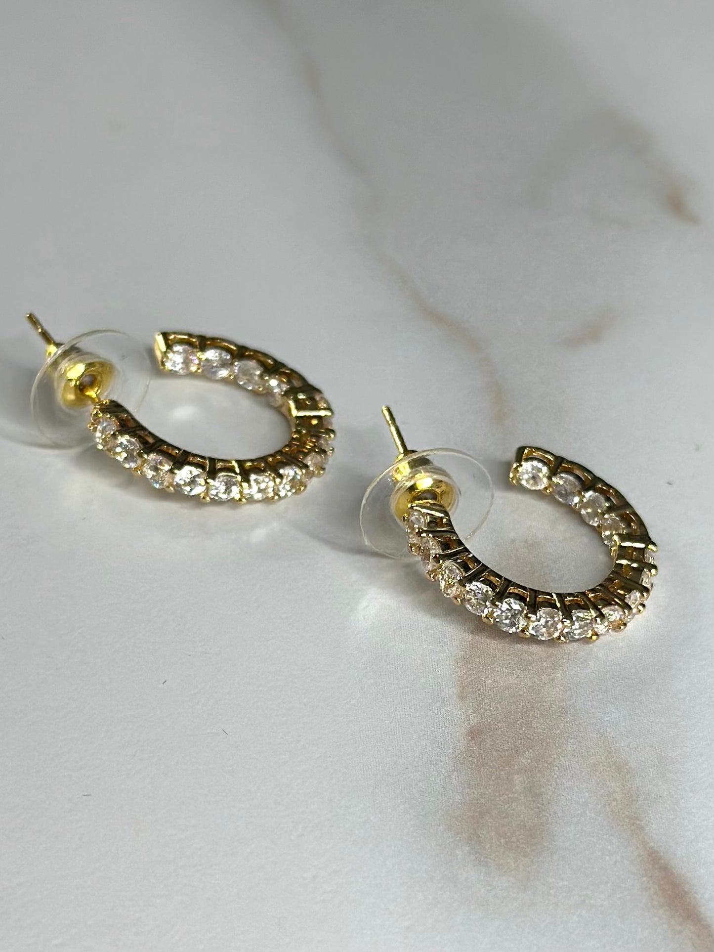 Veronica Bling mini hoops