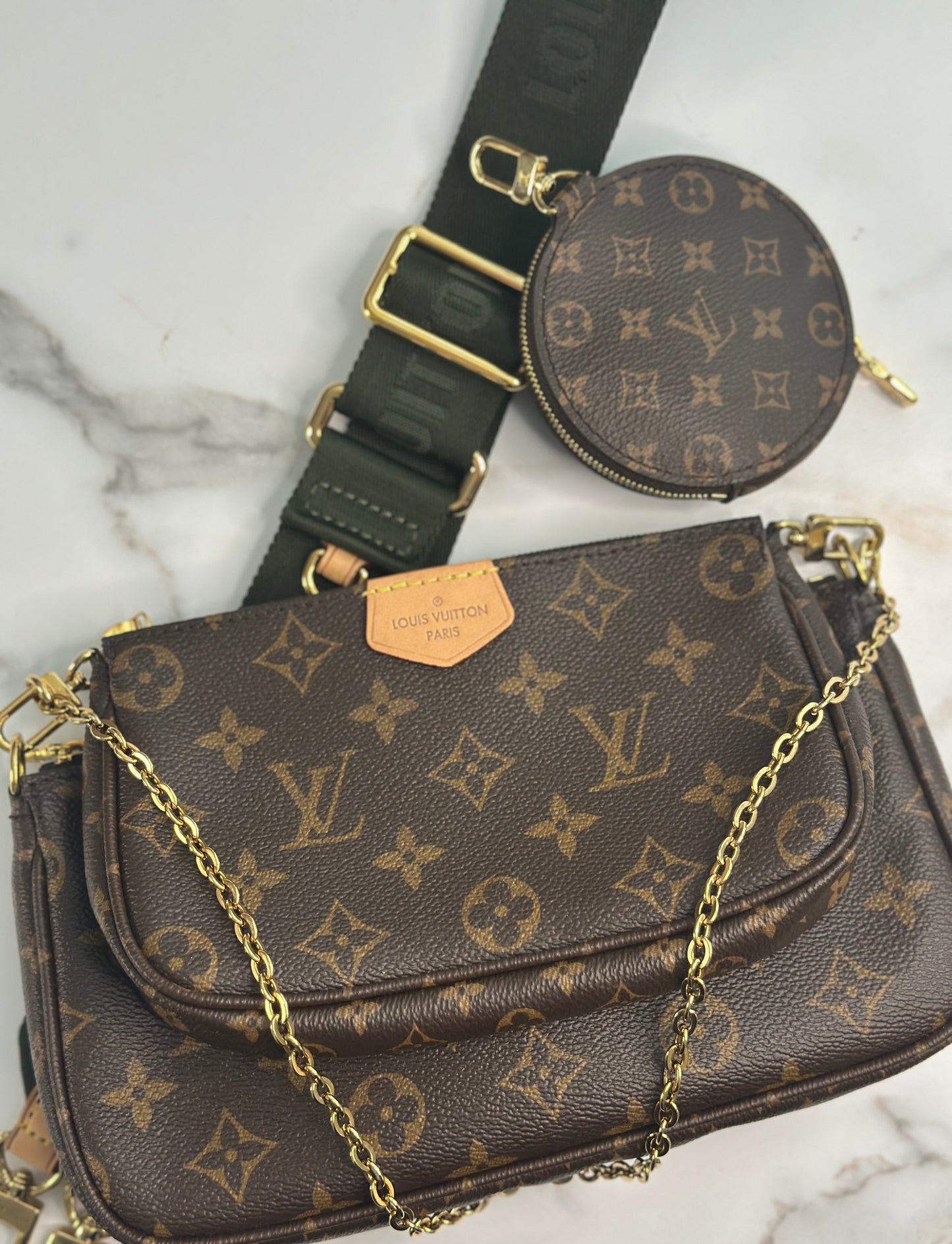 Pre-owned Louis Vuitton monogram canvas multi-pochette accessories Crossbody