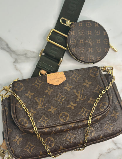 Pre-owned Louis Vuitton monogram canvas multi-pochette accessories Crossbody