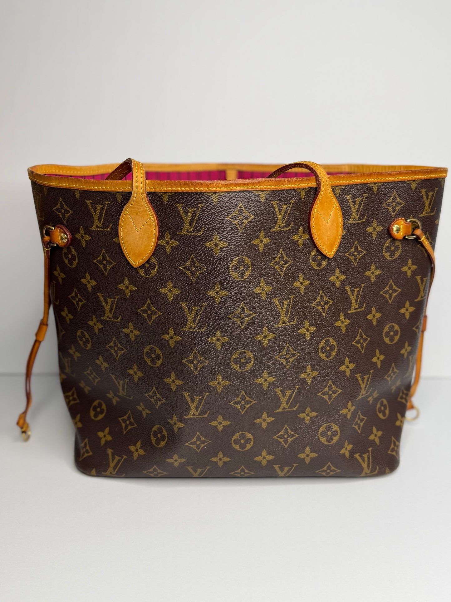 Pre-owned Louis Vuitton monogram canvas neverfull MM shoulder tote