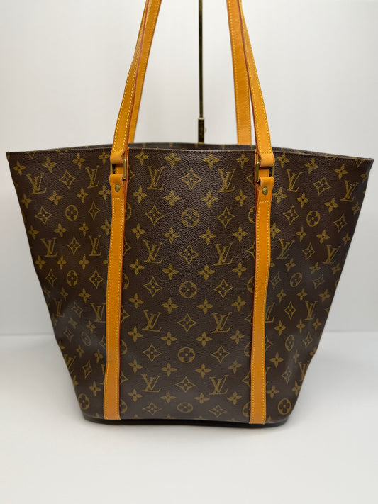 Pre-owned Louis Vuitton, monogram, canvas Sac shopper tote MM