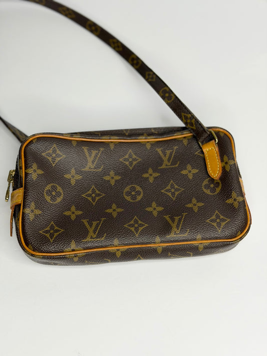 Pre-owned Louis Vuitton monogram canvas Marley bandolier