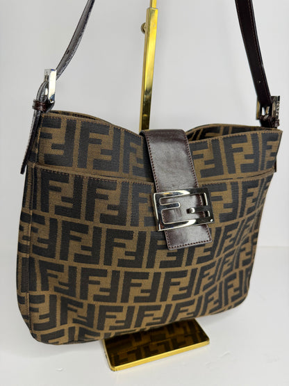 Fendi Zucchino Mamma baguette shoulder bag