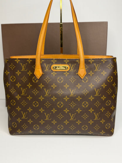 Pre-owned Louis Vuitton monogram canvas Wilshire MM tote