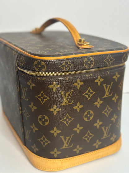 Pre-owned Louis Vuitton monogram canvas Nice Vanity