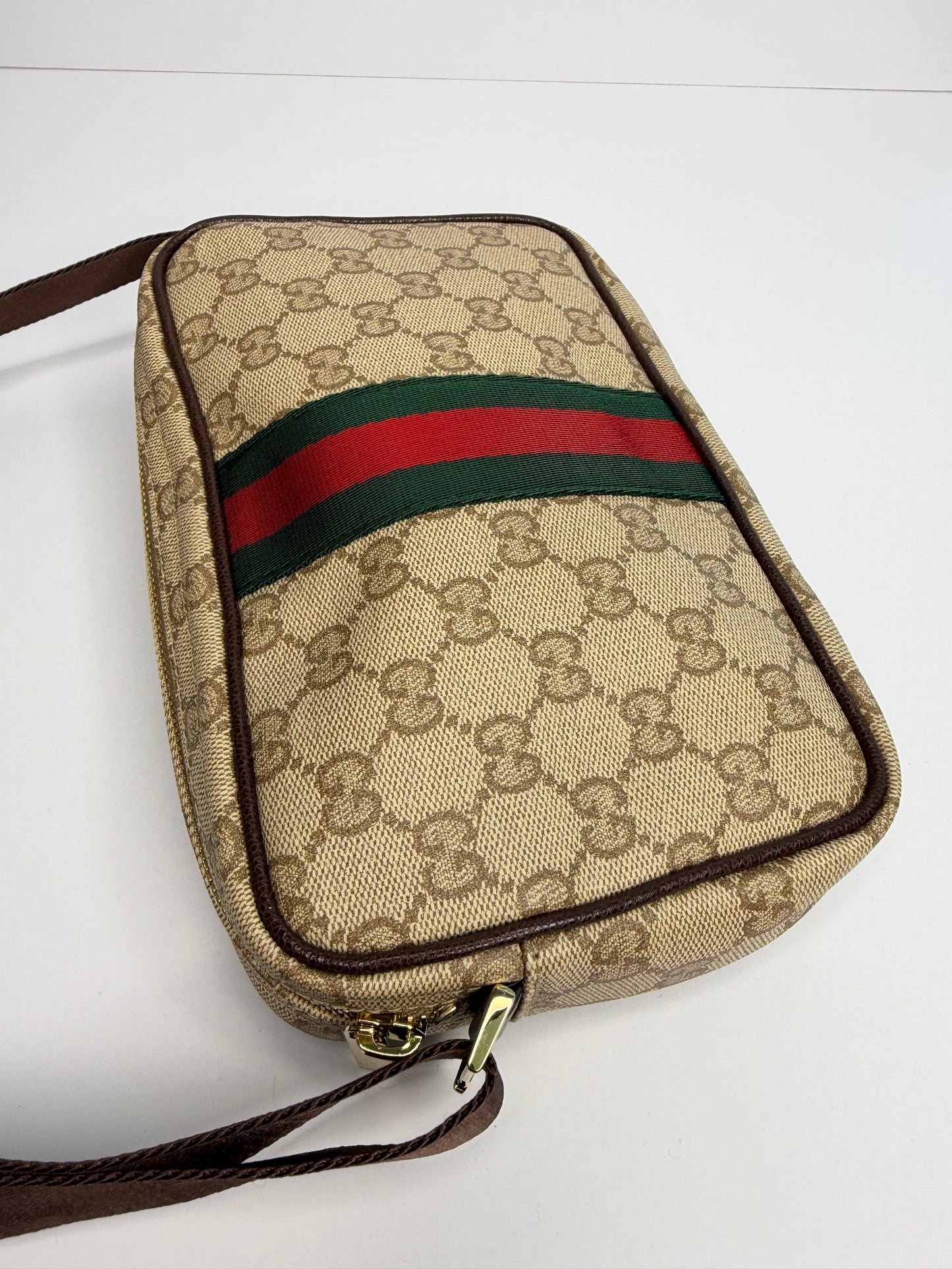 Pre-owned Gucci mini bag with Web crossbody