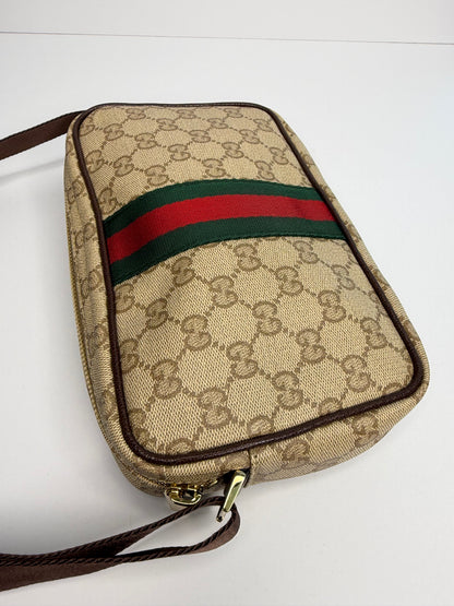 Pre-owned Gucci mini bag with Web crossbody