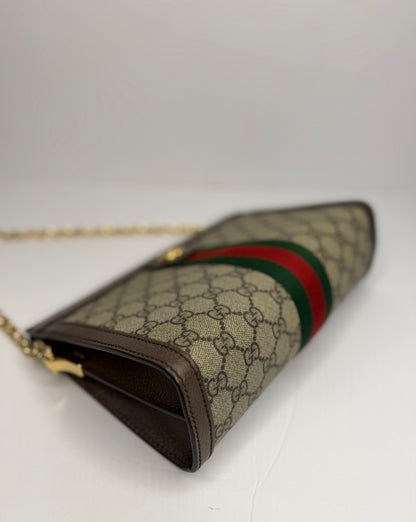 Pre-owned Gucci supreme canvas medium Ophidia Crossbody