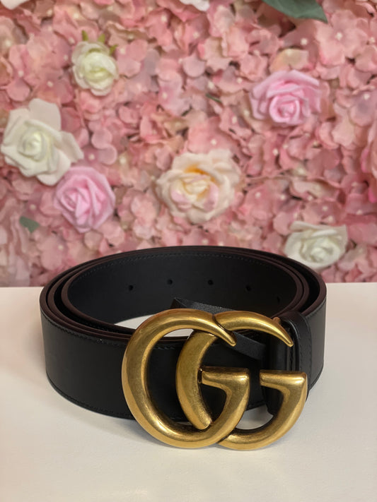 Pre-owned Gucci Marmont Belt Size 105