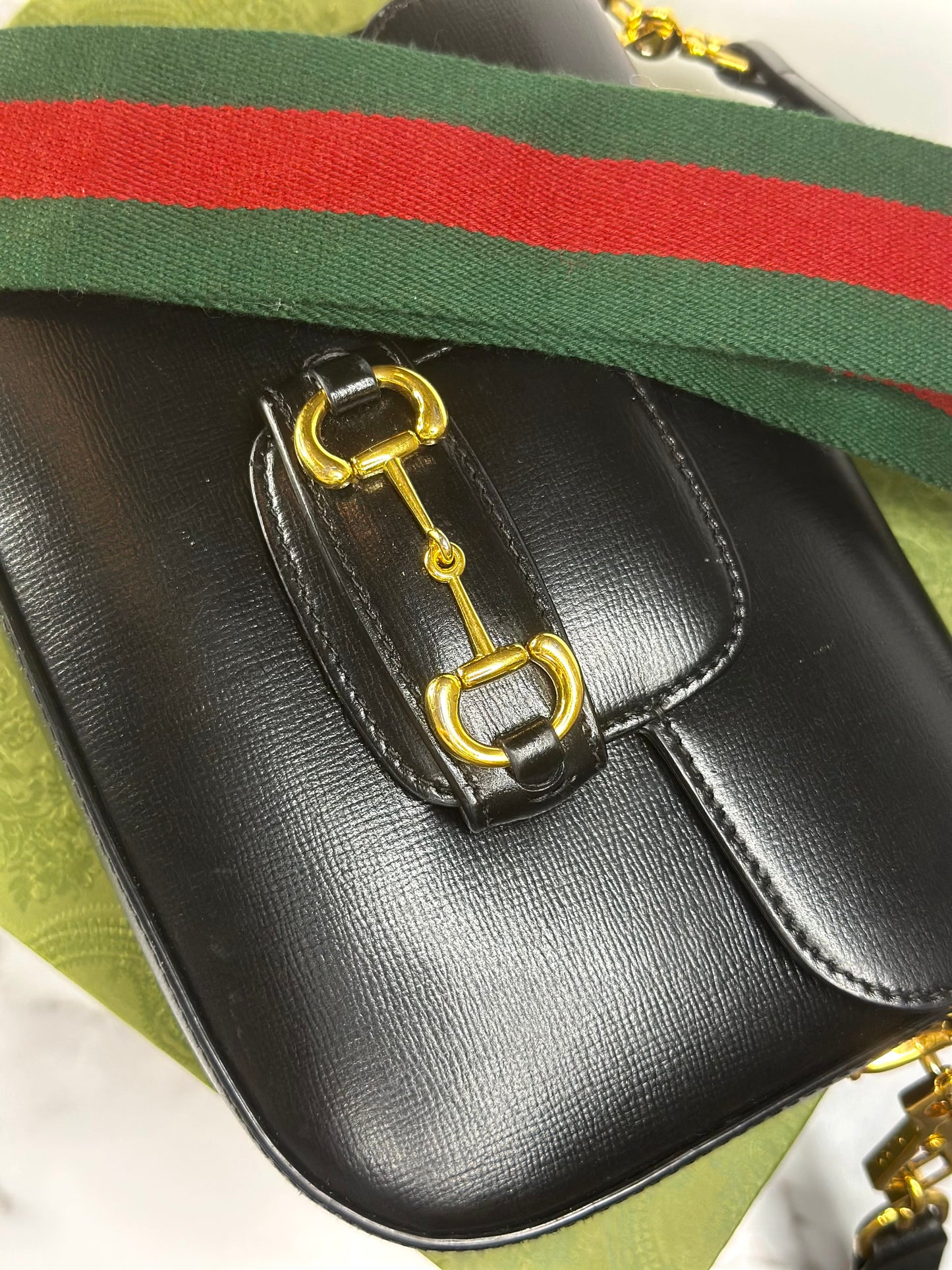 Pre-owned Gucci Horsebit 1955 small crossbody bag