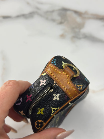 Pre-owned Louis Vuitton Vintage Takashi Murakami wapity mini pouch