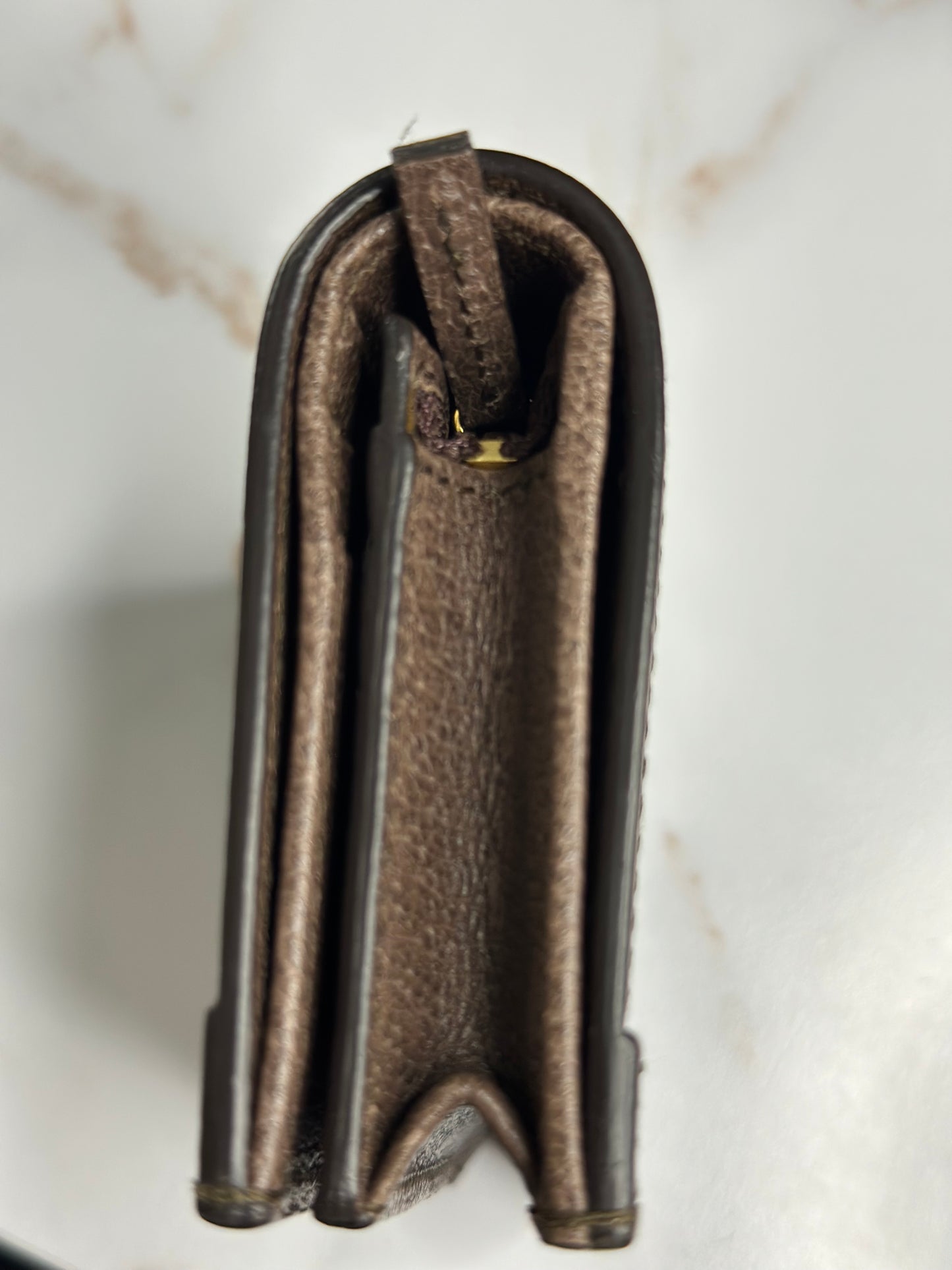 Pre-owned Gucci Ophidia compact wallet