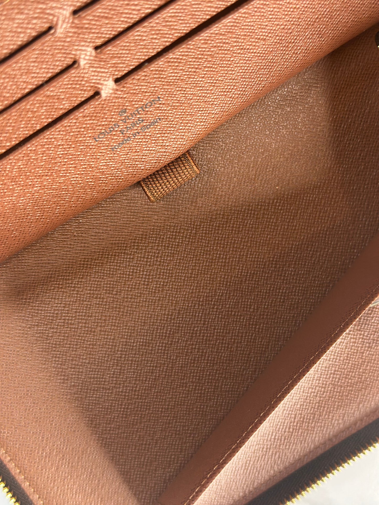 Pre-owned Louis Vuitton monogram canvas zippy organizer wallet