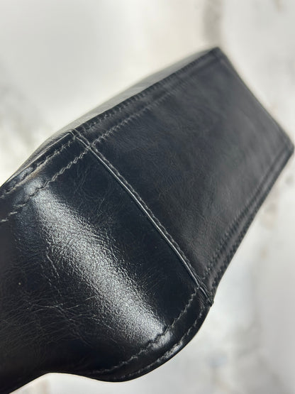 Pre-owned Balenciaga BB Soft small hobo bag in smooth leather with silver-tone hardware