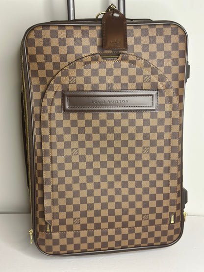Pre-owned Louis Vuitton Damier Ebene Pegasus 55 carry on luggage