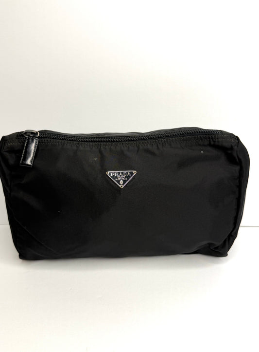 Pre-owned Prada nylon cosmetic pouch