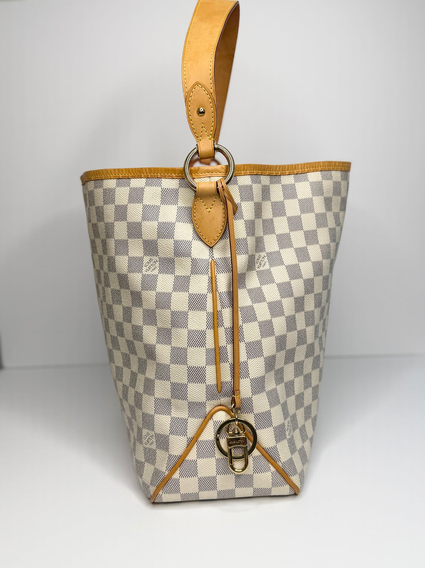 Pre-owned Louis Vuitton Damier Azur delightful