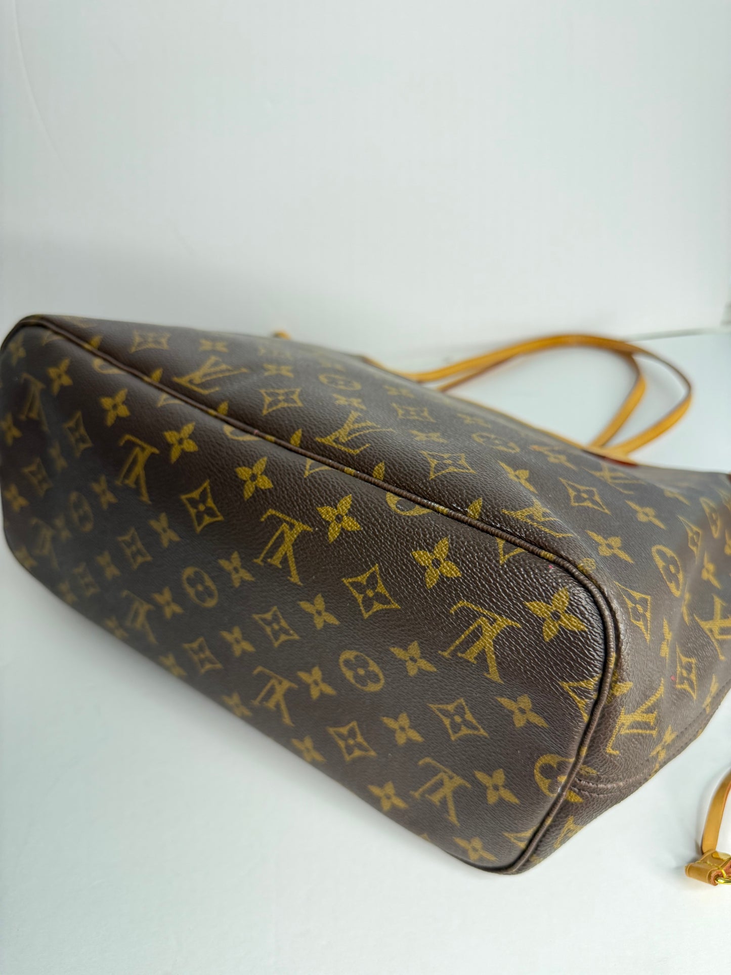 Pre-owned Louis Vuitton monogram canvas Neverfull MM shoulder tote