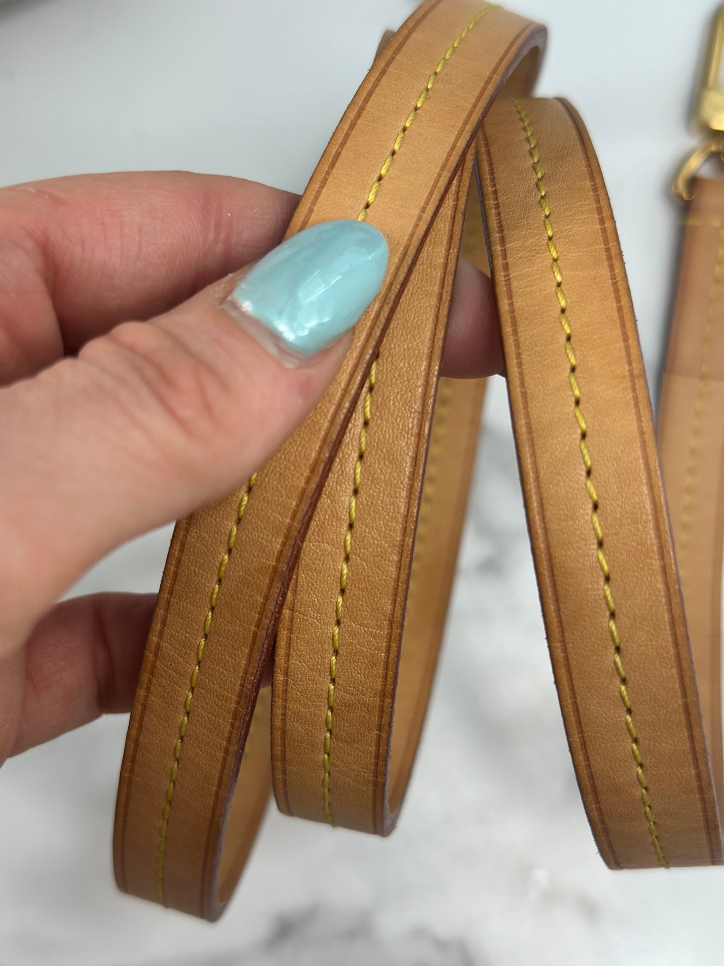 Pre-owned Louis Vuitton Damier Azur croisette crossbody