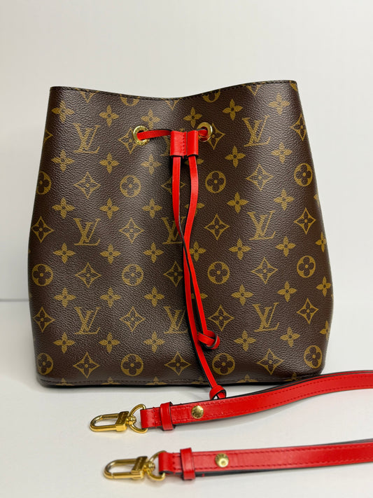 Pre-owned Louis Vuitton monogram canvas Neo Noe bucket bag