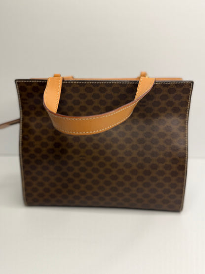 Pre-owned Celine Macadam canvas two way tote