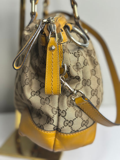 Pre-owned Gucci GG canvas Sukey two way tote