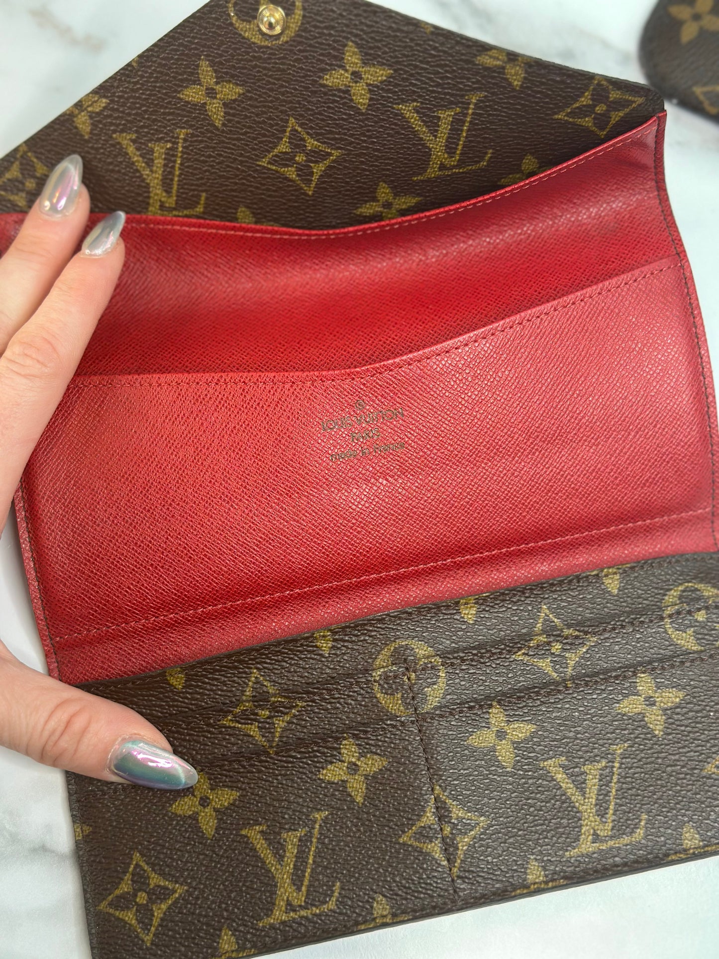 Pre-owned Louis Vuitton Monogram canvas Josephine wallet