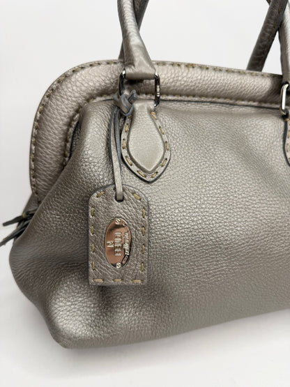 Pre-owned Fendi Selleria Top Handle Bag Vintage