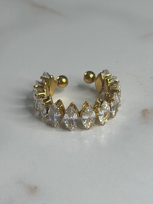 Ashton Clear adjustable Ring