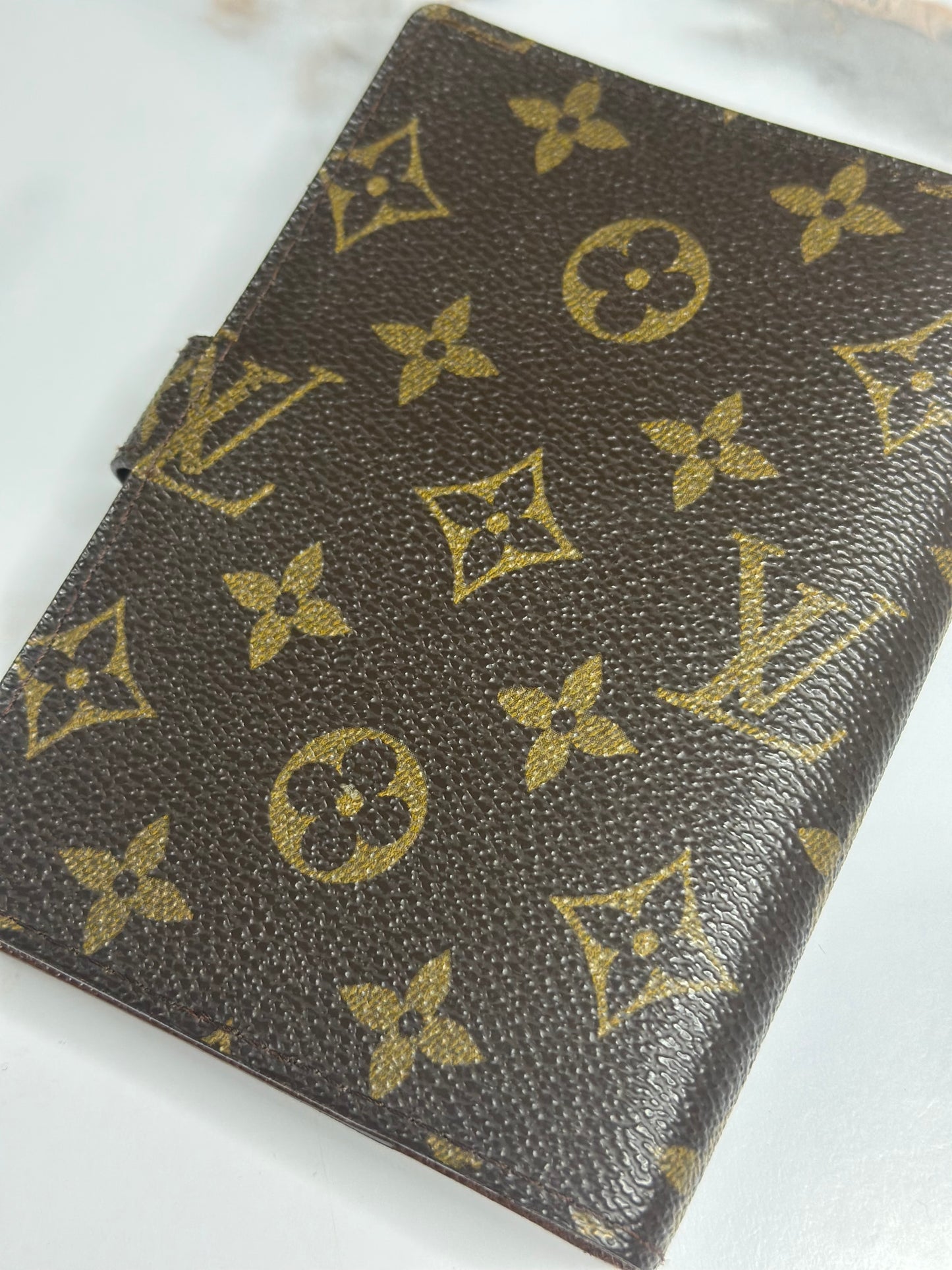 Pre-owned Louis Vuitton monogram, canvas agenda PM