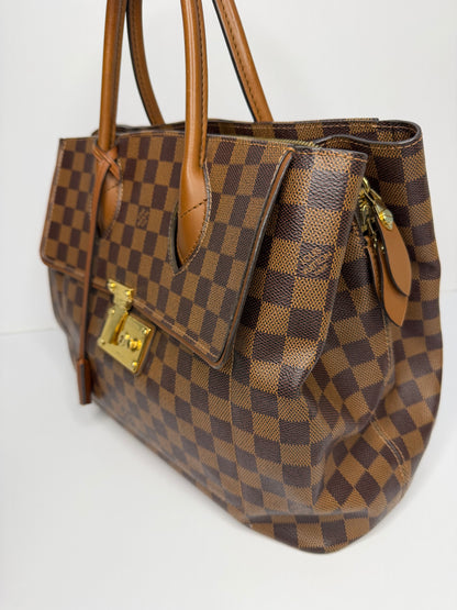Pre-owned Louis Vuitton Damier Ebene Acsot tote
