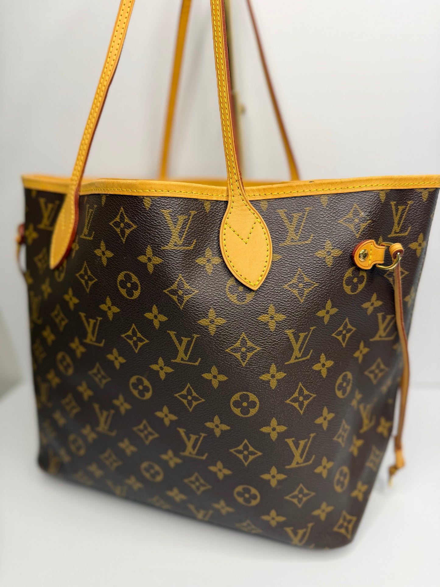 Pre-owned Louis Vuitton Mono canvas Neverfull MM tote