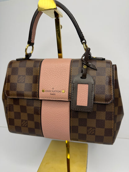 Pre-owned Louis Vuitton Damier Ebene Bond Street Handbag magnolia BB Crossbody